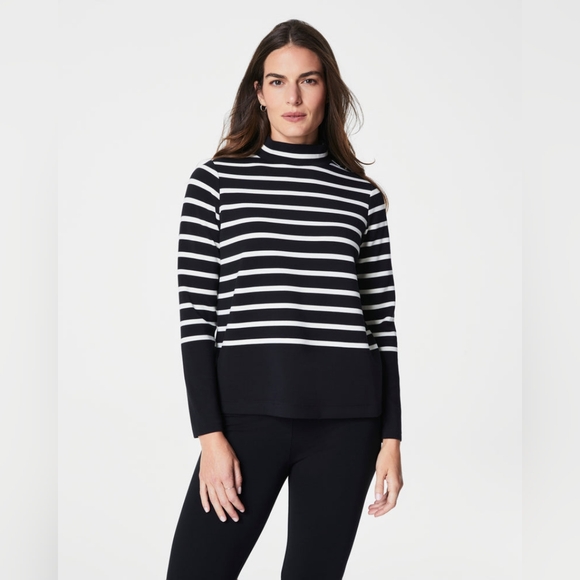 SOLD!! Spanx Women's AirEssentials Mock Neck - Picture 2 of 4